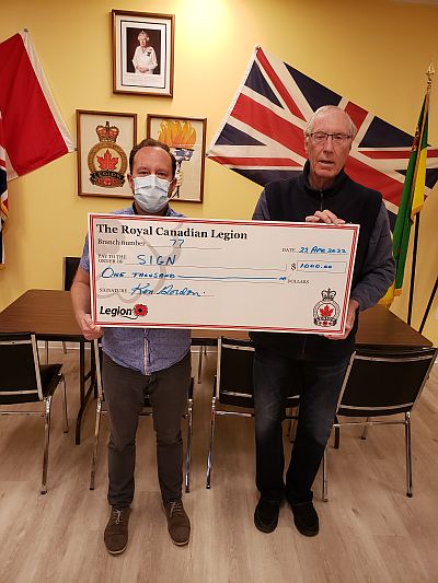 Donation to SIGN Senior Mobility Program