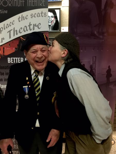 Comrade Bill Stubbings recieving another special gift...