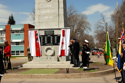 The unveiling of the new name plates.
