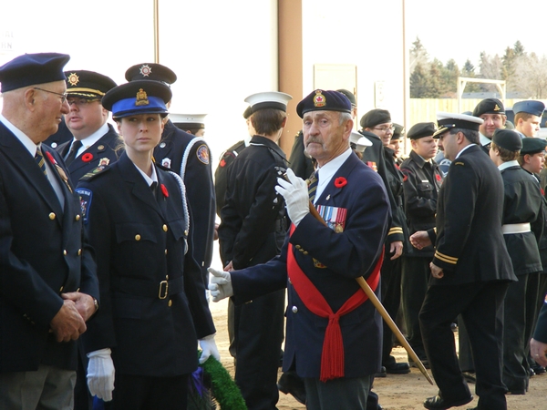 Getting ready to march into the Agriplex.