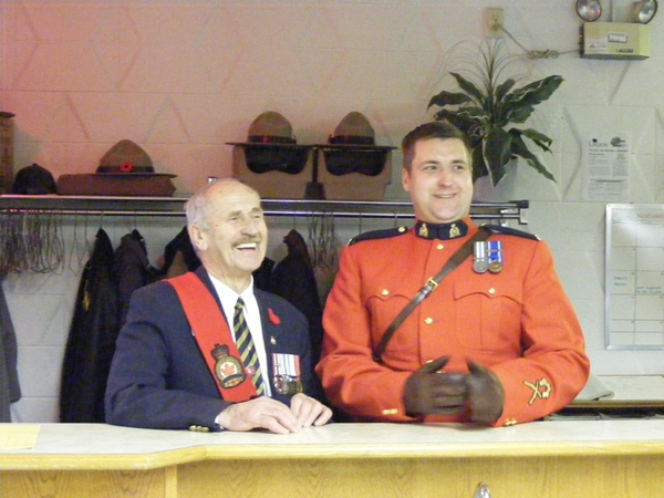 Our Sgt at Arms must have gotten out of a parking ticket or something...